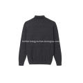 Men's Knitted Basic Roll Turtleneck Pullover